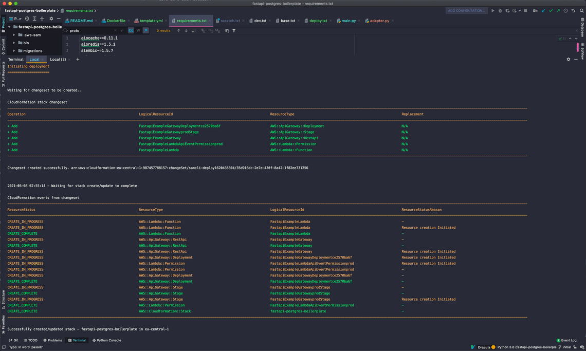 SAM Deployment