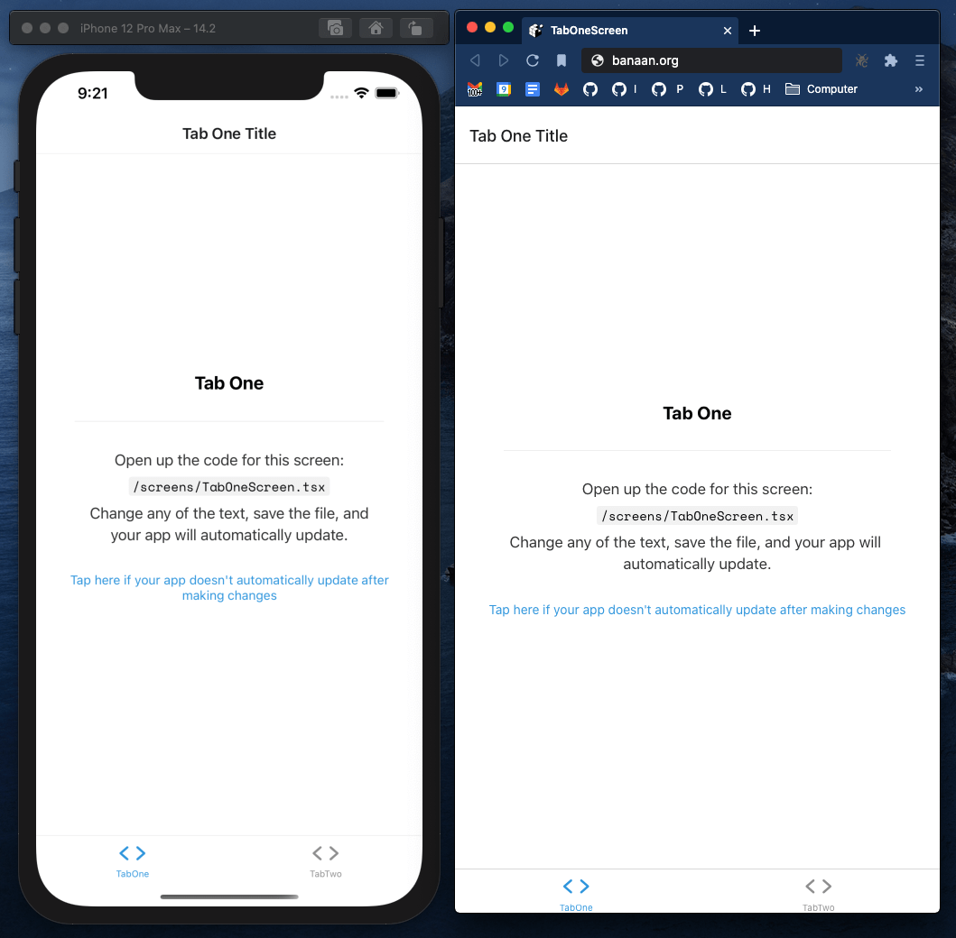 React Native Example App